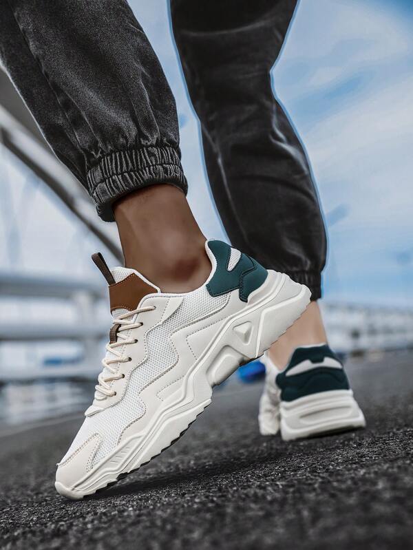 Tênis casuais masculinos, tênis de corrida multifuncionais, respiráveis e antiderrapantes, confortáveis e estilosos, com plataforma unissex, adequados para atividades ao ar livre, festas, calçados masculinos de tecido de rede adequados para o verão casual, atividades esportivas ao ar livre, viagens de férias, presentes de formatura ou acessórios para vestidos de aniversário