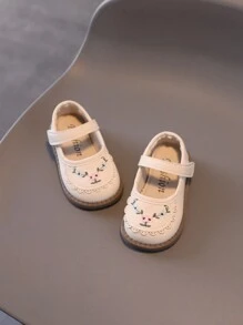 1 Pair Girls Infant Shoes, Fashion Classic, New Bowknot Design Cute Toddler Princess Shoes, Children Soft Bottom Shoes, Lightweight Sole, Suitable For Spring, Summer, Autumn, Winter