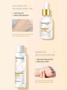Kit de Rutina Facial de Arroz Hiáluronico Bioaqua - Blanco - Ver 7
