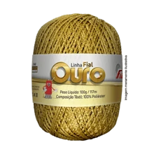 Fio Brilho diversas cores - Dourado - Visão 1