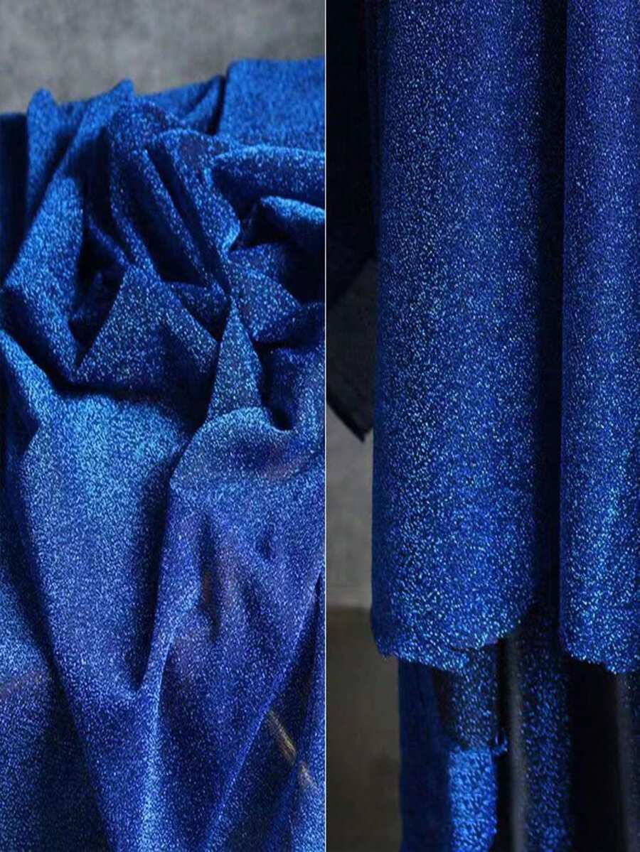 1 Miếng Biến đổi dần Hai màu Lưới Chất vải , Laser Kết cấu Nhìn xuyên qua Chất vải Chân váy dài Khăn choàng Creative Thủ công Chất vải - Nhiều màu - Xem 1