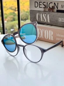 MELINDA MODA Elegant Women's Fashion Glasses Perfect Gift For Friends For Daily Wear - Ánh sáng xanh trắng trong suốt - Xem 7