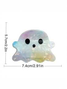 1pc Mermaid Ombre Style Ghost Claw Clip, Vintage Street Style Fashion Haaraccessoires, Geschikt voor Dagelijks Uitje, Feest, Vakantie Schedel Skelet Halloween