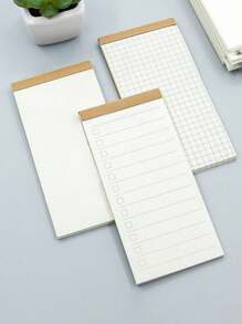 1pc/2pcs/3pcs Plan Book Self-Discipline Card Book Efficiency Sticker Book Simple Sticker Paper Daily Plan Weekly Plan Memo Multi-Function Student Note Paper Self-Discipline Daily Plan This Time Management Weekly Plan Todo List Plan Punch Card Cute Ins Style Hand Account Message Book,Back-To-School Supplies,Plan Book,Notebook, Student Learning And Office Supplies,School Supplies,Back To School