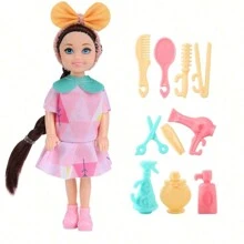 14.5 厘米/5.5 英寸可爱凯莉切尔西娃娃，多种设计和颜色，可移动关节，包括 10 个配件 + 1 个娃娃 - 彩色 - 查看 24