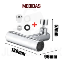 Llave De Agua Grifo 4 Modos 360 Para Cocina O Baño - Plateado - Ver 6