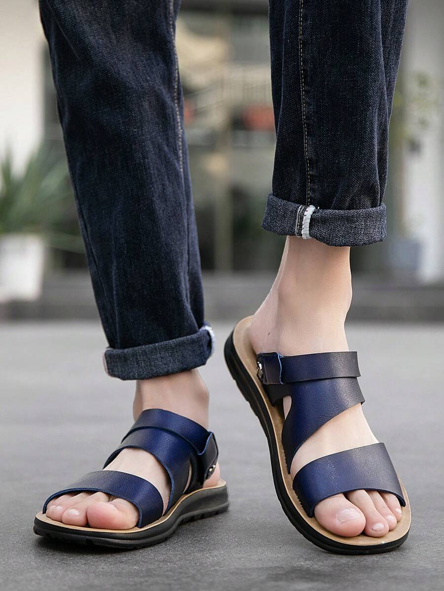 New Men Fashion Casual Comfortable Beach Resort Style Sandals, Suitable For Indoor And Outdoor Wear
