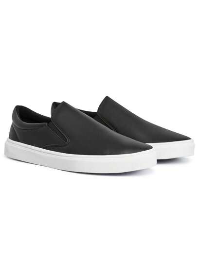 Sapatênis Slip On Casual Tênis Iate Masculino Feminino Calce Fácil Elástico Leve Confortável
