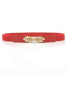 4pcs Fashionable Simple Elastic Belts, Elastic Waistbands For Dress Decoration, Suitable For Women's Dresses Summer, School Fall, Autumn, Halloween - Multicolor - View 13