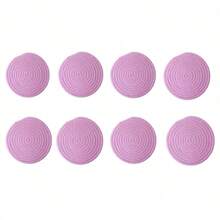 4/8 Cái Đế Lót Ly Đồ Uống Đế Lót Ly Tròn, Thảm Cách Nhiệt, Đế Lót Ly Thấm Hút 4 Màu Cho Đồ Uống, Bộ Đế Lót Ly Dệt Tối Giản Để Trang Trí Nhà Bảo Vệ Mặt Bàn Thích Hợp Cho Các Loại Cốc, 4.3 Inch, Không Có Giá Để Cốc - Nhiều màu - Xem 32