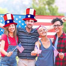 Uncle Sam Hat For 4th Of July Independence Day Patriotic Party Supplies American Flag Day Memorial Day Halloween Accessories