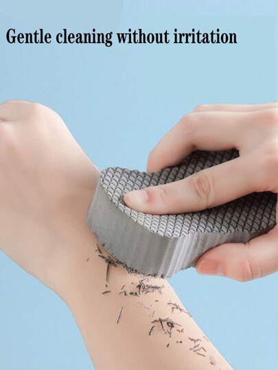 1 pieza/4 piezas Esponja de baño mágica, cepillo exfoliante corporal, esponja de ducha para eliminar la piel muerta y masaje