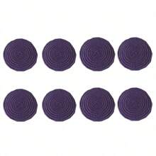 4/8 Cái Đế Lót Ly Đồ Uống Đế Lót Ly Tròn, Thảm Cách Nhiệt, Đế Lót Ly Thấm Hút 4 Màu Cho Đồ Uống, Bộ Đế Lót Ly Dệt Tối Giản Để Trang Trí Nhà Bảo Vệ Mặt Bàn Thích Hợp Cho Các Loại Cốc, 4.3 Inch, Không Có Giá Để Cốc - Nhiều màu - Xem 11