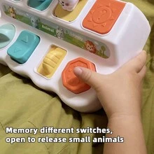 Christmas Decoration 1box Hide And Seek Toy, Logical Thinking Training, Shape Recognition, Matching Game, Suitable For Daily Use,Toys & Games,Toys For Children,Brain Games - Hide and Seek Puzzle Box Toy - View 6
