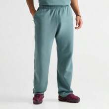 Nike NOCTA Fleece CS 开放式下摆运动裤 - FZ4675X-382/礦板岩/褪色雲杉/雲母綠 - 查看 4