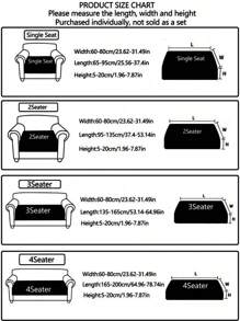 1pc Waterproof And Stretch Elastic Sofa Cover With Rhombus Print Fit For 1/2/3/4-seats L-shaped Sofa Cushion Protective Slipcover Armrest Cover Backrest Cover - Dark Grey - View 4