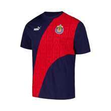 Men's Navy  FtblCulture T-Shirt - Navy - View 3