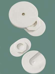 2pcs/Set Wall-Mounted Adhesive Power Strip & Router Holder Without Drilling - Multicolor - View 12