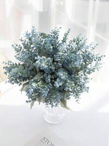 1 Stück künstlicher Blumenstrauß, Eukalyptus Hochzeitsdekoration, Vase Dekoration für Zuhause, Garten & Außenbereich, Abschlussfeier Saison, Künstliche Pflanzen Raumdekoration Herbst, Mittelstücke, Braut Blumen, Material für Armband Blumen, Geburtstags Party Dekoration, Valentinstag, Neujahr und Herbst Dekoration, Valentinstag Geschenk - Verschiedenfarbig - Übersicht 2