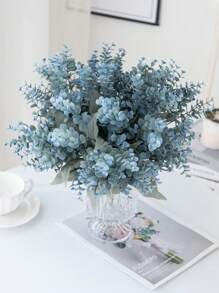 1 Stück künstlicher Blumenstrauß, Eukalyptus Hochzeitsdekoration, Vase Dekoration für Zuhause, Garten & Außenbereich, Abschlussfeier Saison, Künstliche Pflanzen Raumdekoration Herbst, Mittelstücke, Braut Blumen, Material für Armband Blumen, Geburtstags Party Dekoration, Valentinstag, Neujahr und Herbst Dekoration, Valentinstag Geschenk - Verschiedenfarbig - Übersicht 8