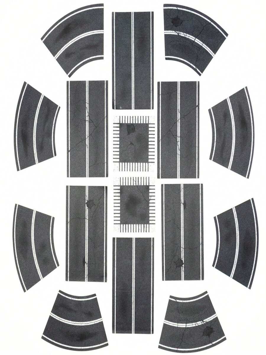 Paquete de terreno 2D de carreteras pavimentadas