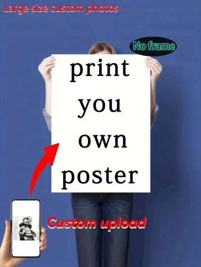 1pc Customized Large Canvas Poster - Personalized Wall Art, Suitable For Home, Wedding And Anniversary, Room Decor, Living Room Sofa Background, Hallway, Home Decor, Bedroom, Bathroom, Office, School, Art Gift, PVC Hard Tube Packaging ,Forever Love