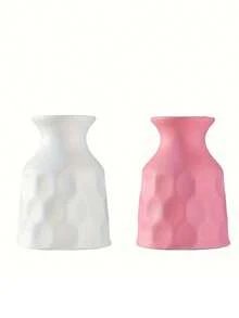 1pc Floral Vase, Suitable For Home Decor, Flower Arrangement - Multicolor - View 2
