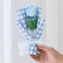 1 pieza Recuerdos: Tulipanes, Ramos pequeños, Recuerdos, Regalos de cumpleaños, Regalos del Día de San Valentín, Regalos creativos para novias