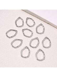 10pcs Geometric DIY Pendant - Yellow Gold - View 2