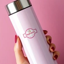 个性化定制名称贴纸，防水抗撕裂，适用于家庭和办公室组织，色彩鲜艳，粘合剂耐用，不留残留物，易于粘贴，非常适合标记个人物品、办公用品、旅行装备和设备标识，高品质可定制设计，非常适合整理厨房、车库和工作区，持久耐用且不褪色，非常适合手工制作和 DIY 项目，多功能标签可满足您的所有需求，使用时尚可靠的贴纸增强您的组织能力 - 紫色 - 查看 9