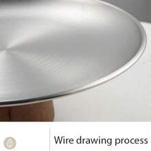 1个带木质底座的金属蛋糕架，适用于婚礼、蜡烛、珠宝展示、甜点桌等场合 - 彩色 - 查看 9