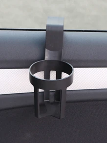 2pcs Plastic Hanging Drink Holder, Vehicle Interior Window Mount Cup Rack For Trucks, Cars - Black - View 7