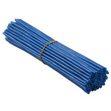 72Pcs Motorcycle Dirt Pit Bike Bicycle Front Rear Wheel Spoke Protector Motocross Sprocket Guard Wraps Decoration Skin Pipe Kit - Blue - View 7