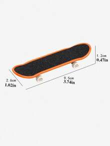 1 件锌合金手指滑板，青少年减压玩具，办公桌面装饰 - 彩色 - 查看 6