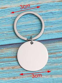 1 pieza Llavero de acero inoxidable para hombre, regalo para el Día del Abuelo/Abuela, Día de Acción de Gracias, accesorios de coche, decoración de bolsos, escuela, letra estrella