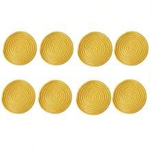 4/8 Cái Đế Lót Ly Đồ Uống Đế Lót Ly Tròn, Thảm Cách Nhiệt, Đế Lót Ly Thấm Hút 4 Màu Cho Đồ Uống, Bộ Đế Lót Ly Dệt Tối Giản Để Trang Trí Nhà Bảo Vệ Mặt Bàn Thích Hợp Cho Các Loại Cốc, 4.3 Inch, Không Có Giá Để Cốc - Nhiều màu - Xem 14