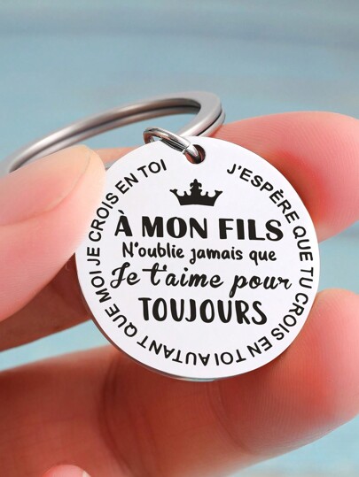 1 pezzo Portachiavi ispirazionale, regalo di laurea per figlio/figlia, il miglior regalo per accessori auto, borsa, scuola per figlio/figlia, stile gotico carino Y2K