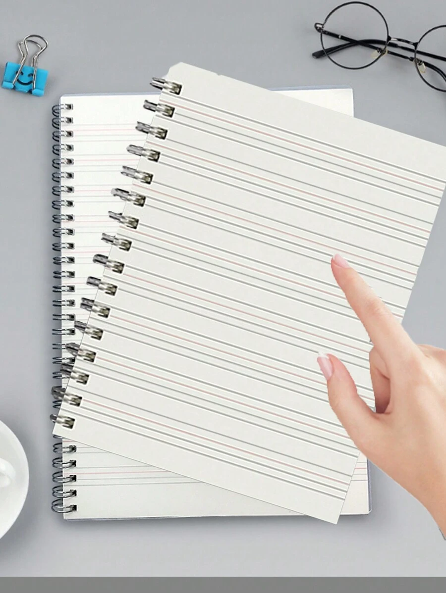 1 pieza Cuaderno espiral simple