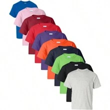 Gildan 5000 - Heavy Cotton Men's T-Shirt - 10 Pack UP To Size 4XL! Assorted Colors - 多種顏色 - 查看 1
