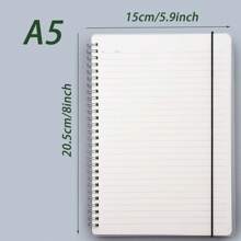 4pcs/1pc 有多种款式的A5和B5书供您选择，包括四本套装和一本套装，网格和有线的。购买前请仔细检查。