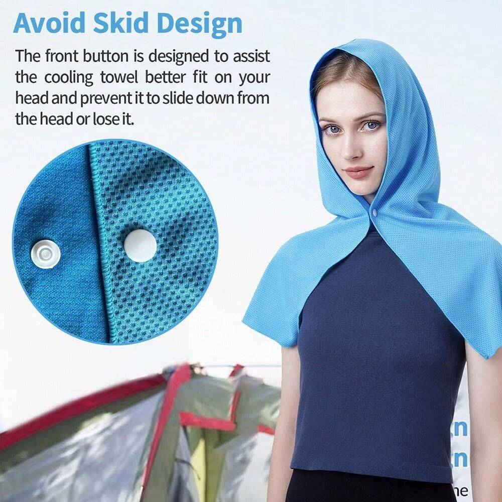 1 Pack Cooling Balaclava Sun Protection Hood Breathable Full Head Face