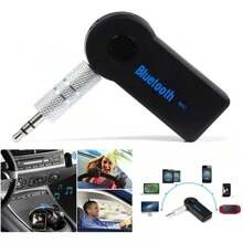 Adaptador 2 En 1 Inalámbrico 5.0 Para Recepción De 3.5mm Jack, Receptor De Manos Libres Para Auriculares Y Música Del Auto, Adaptador De Audio Auxiliar