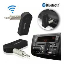 Adaptador 2 En 1 Inalámbrico 5.0 Para Recepción De 3.5mm Jack, Receptor De Manos Libres Para Auriculares Y Música Del Auto, Adaptador De Audio Auxiliar