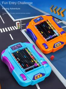 兒童賽車遊戲機，冒險，手持遊戲機玩具，壓力釋放互動，生日禮物（本產品無功能，無電池功能，如詳情頁所示，手工測量可能有誤差） - 彩色 - 查看 3