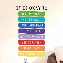 1 Miếng Dán Tường Cụm Từ Tiếng Anh Tạo Động Lực Cho Trẻ Em Nhãn Dán PVC Cho Phòng Trẻ, Áp Phích Lớp Học Trích Dẫn, Nghệ Thuật Treo Tường Giáo Dục, Trang Trí Nghệ Thuật Treo Tường Phòng Chơi, Tường Trường Mẫu Giáo, Phòng Ngủ Của Bé Trai Và Bé Gái - Nhiều màu - Xem 13