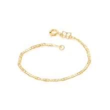 18K GOLD BRACELET FOR MALE CHILDREN FOR BABY OR UNISEX ROMMANEL DIAMOND PIN 550744 - 金黃色 - 查看 1