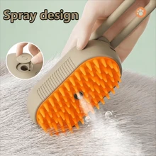 1 件装宠物喷雾按摩梳猫毛梳水流去除浮毛狗猫蒸汽梳