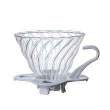 1 pieza Cafetera de compartir de 400 ml reutilizable con embudo de café y taza de filtro graduado, de vuelta a clases