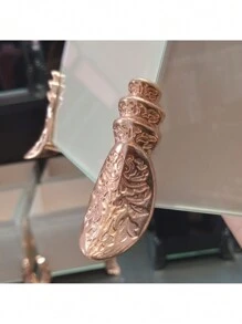 Cachepot Espelhado Porta Escova e Pincel De Make Rose