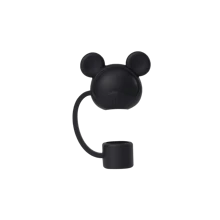 1入可愛卡通熊造型硅膠杯吸管蓋，可重複使用氣密防塵飲料吸管蓋，防濺飲料杯吸管可愛配件